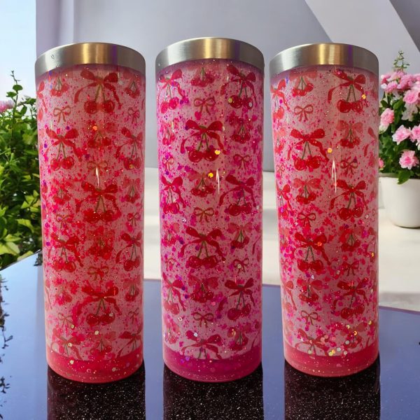 Couquet bundle set (20 oz Stainless steel snowglobe tumbler plus fancy pen) - Image 2