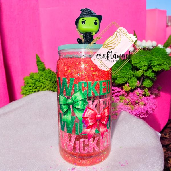16 oz Wicked Glow in the dark Snowglobe cup - Image 3
